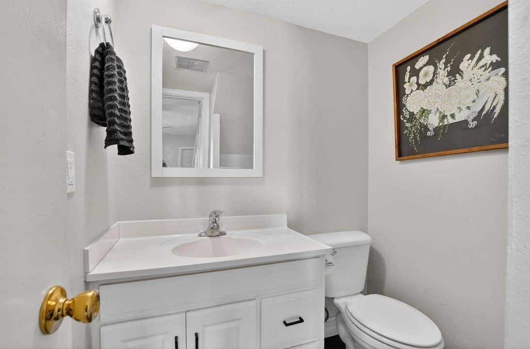 Main floor half bath