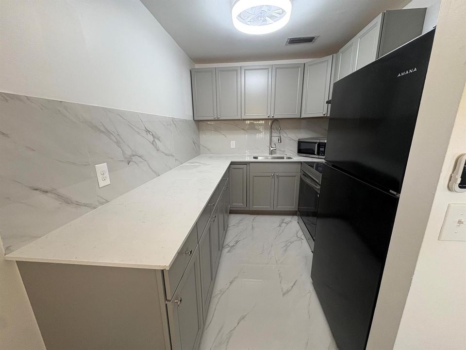 extra countertop and cabinetry