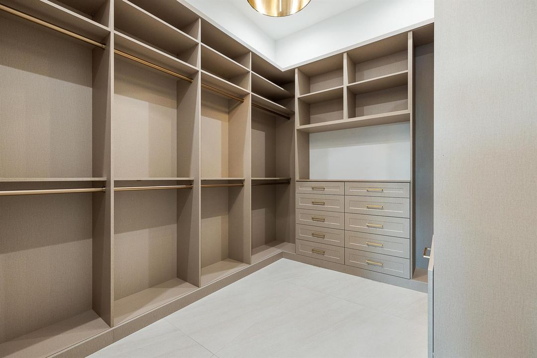 Her master closet