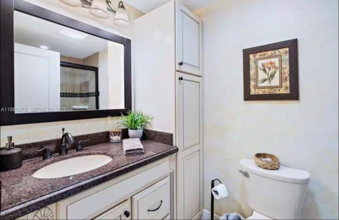 FULLY RENOVATED BATHROOMS WITH SPACIOUS STORAGE FEATURING BUILT IN PANTRY