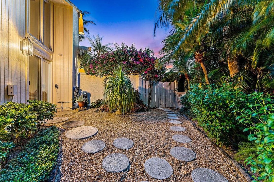 Courtyard outside bedroom