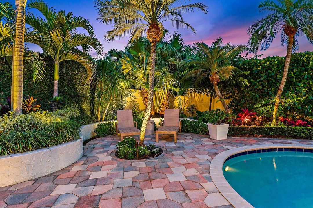 Lush landscaping