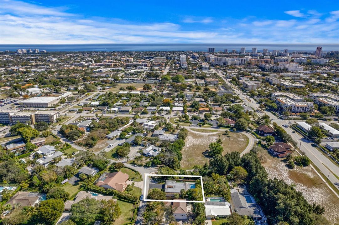 Aerial Neighborhood View