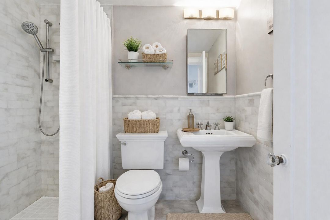Digitally Staged Bathroom
