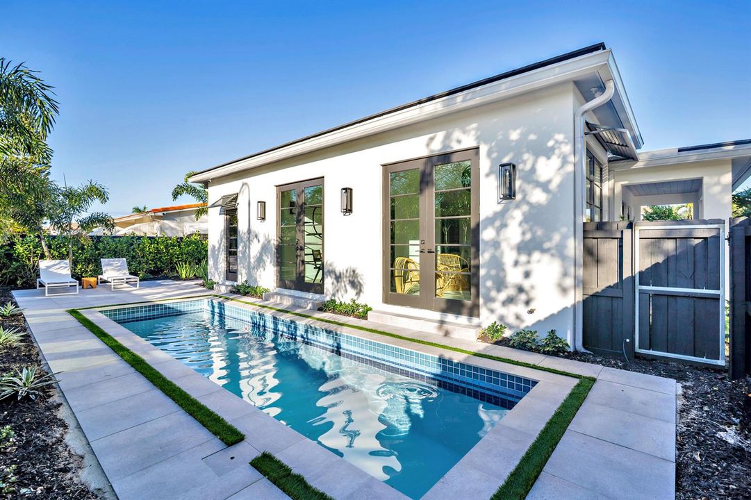 Pool staged