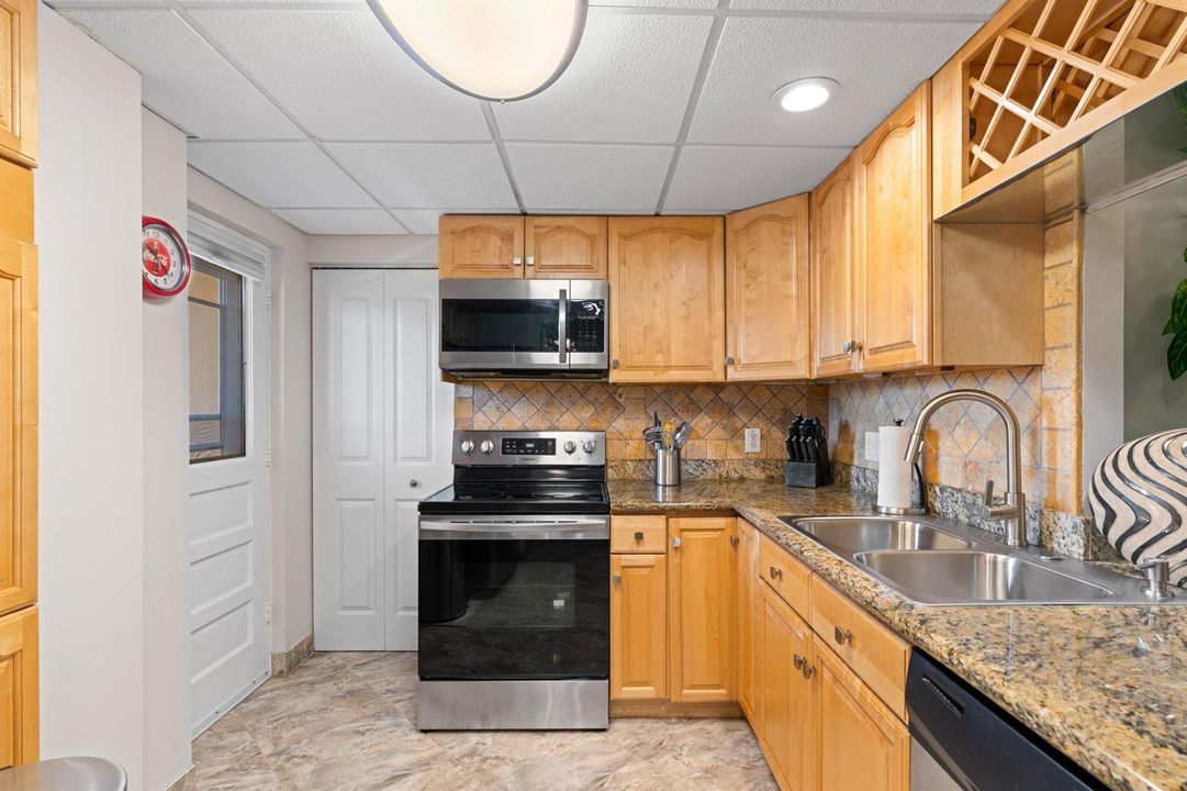 Laundry Room Behind Closed Door