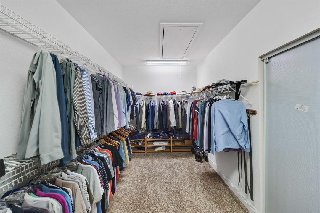 Primary Walk-In Closet