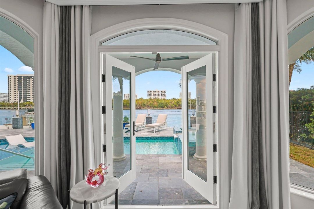 Bedroom view outside
