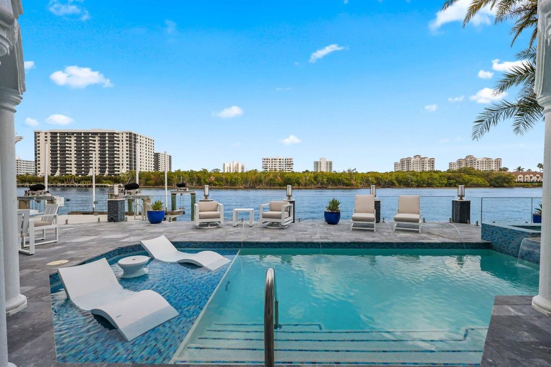 Pool with Direct Intracoastal View