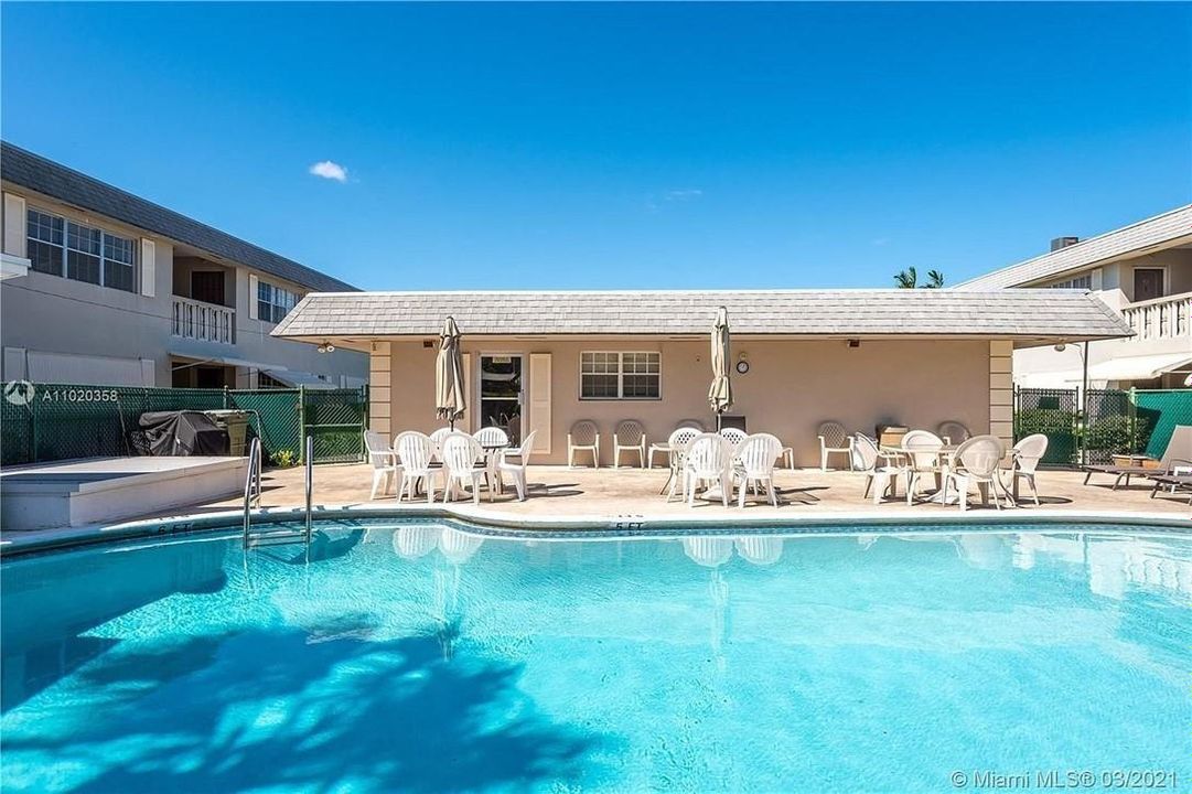 Club house and pool