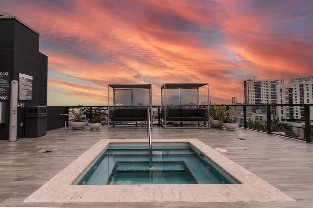 Hot Tub at Twilight