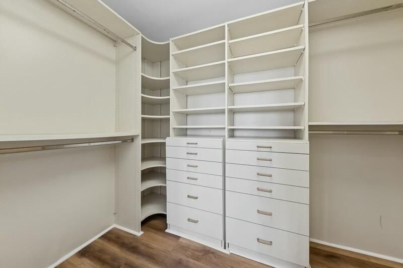 Primary closet