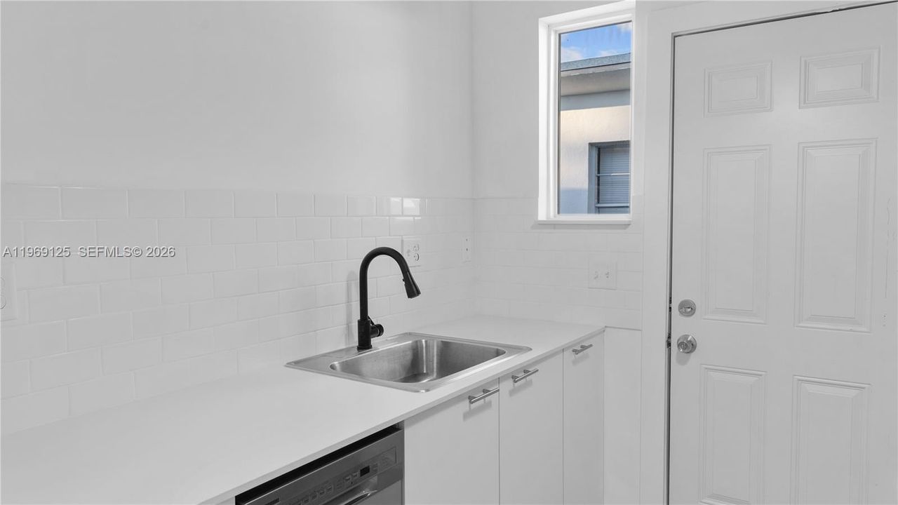 Unit 12 Kitchen and back door