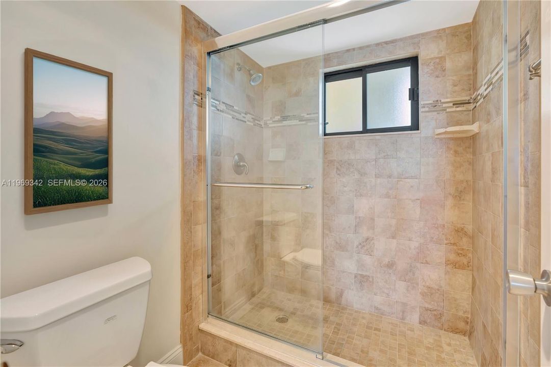 Walk in shower