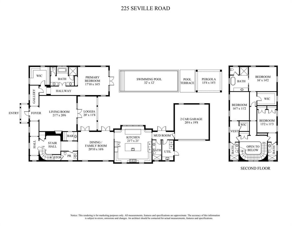 225 Seville Rd - Floor Plan