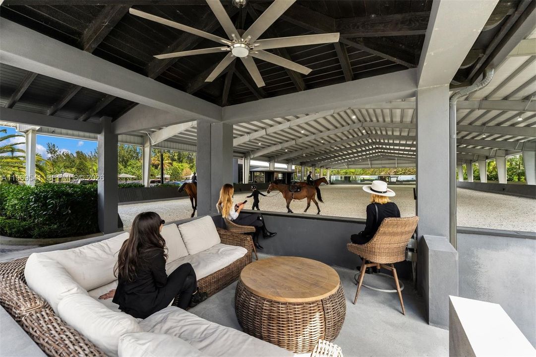 Sitting and viewing area.