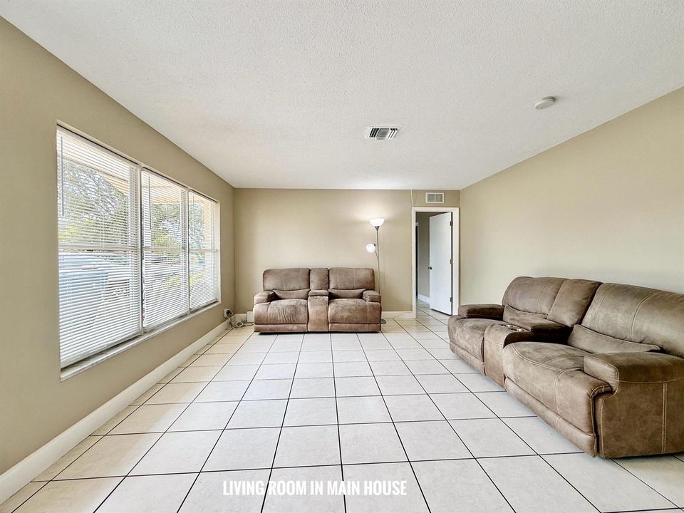 Living Room in main house