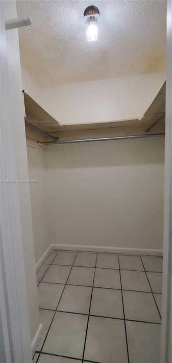 Walk in closet, bedroom #1