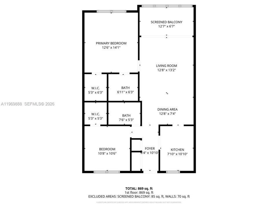 For Sale: $78,900 (2 beds, 2 baths, 880 Square Feet)