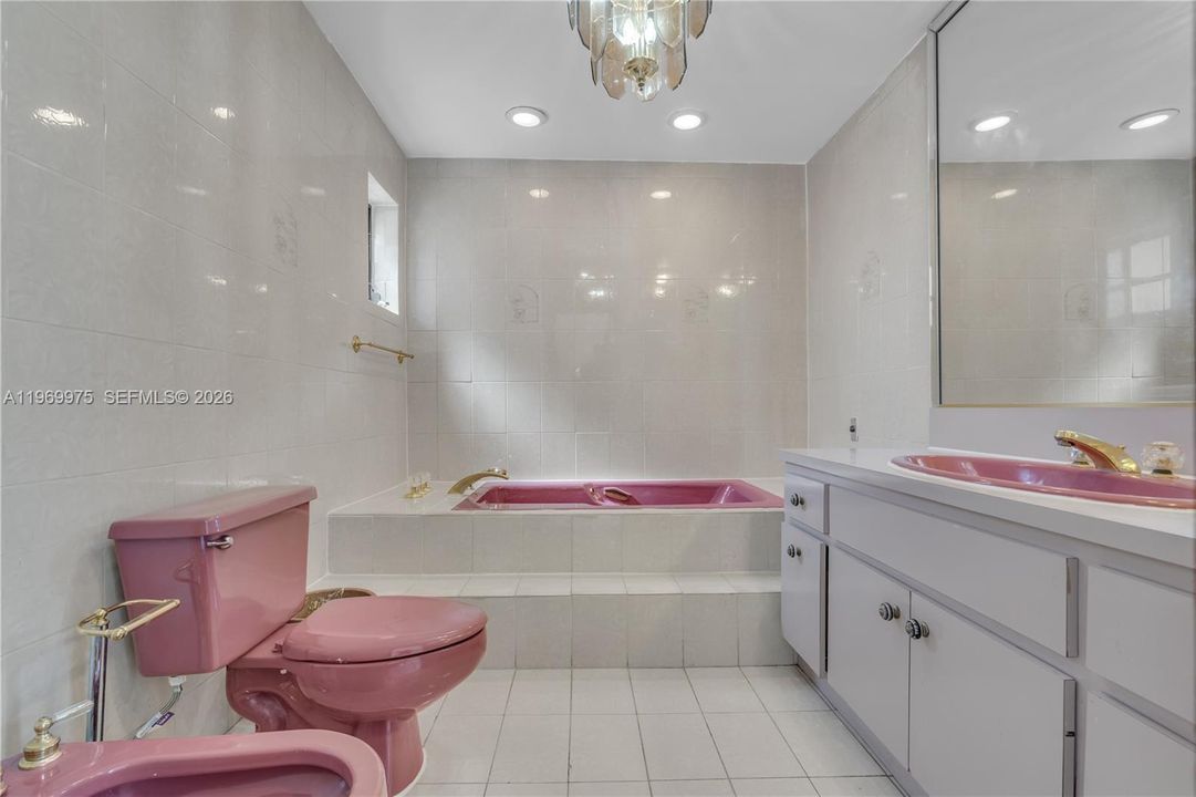 Upstairs master bathroom.