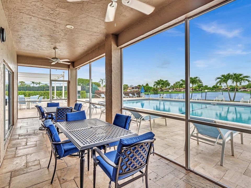 Clubhouse Pool Covered Area