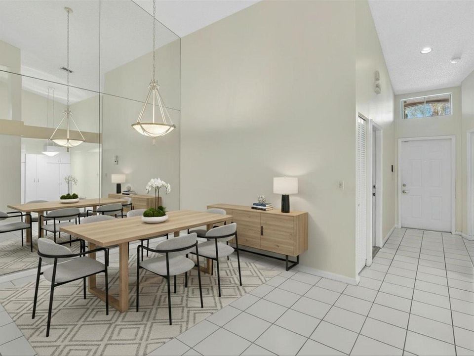 Dining Room Virtually Staged