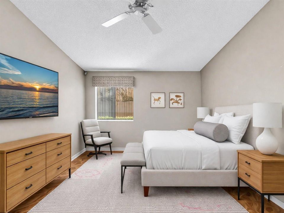 Primary Bedroom Virtually Staged