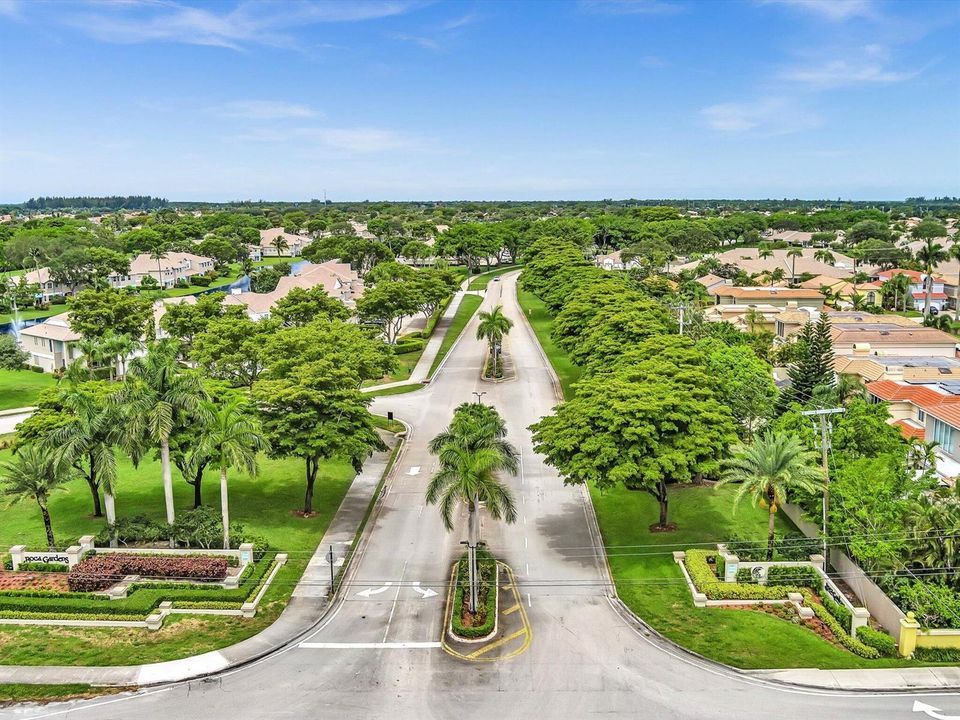 Boca Gardens Main Entrance