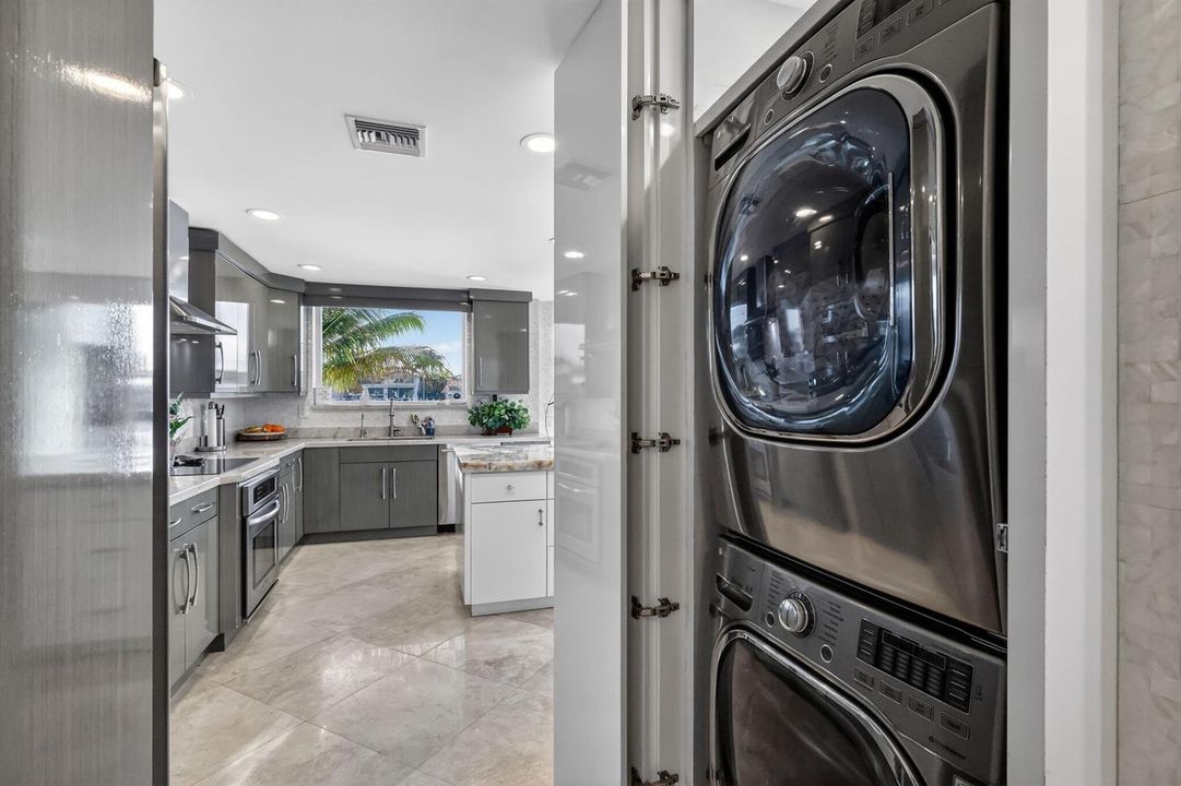 Larger Stack Washer / Dryer Closet