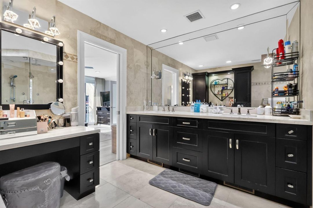 Dressing Table & Double Sinks
