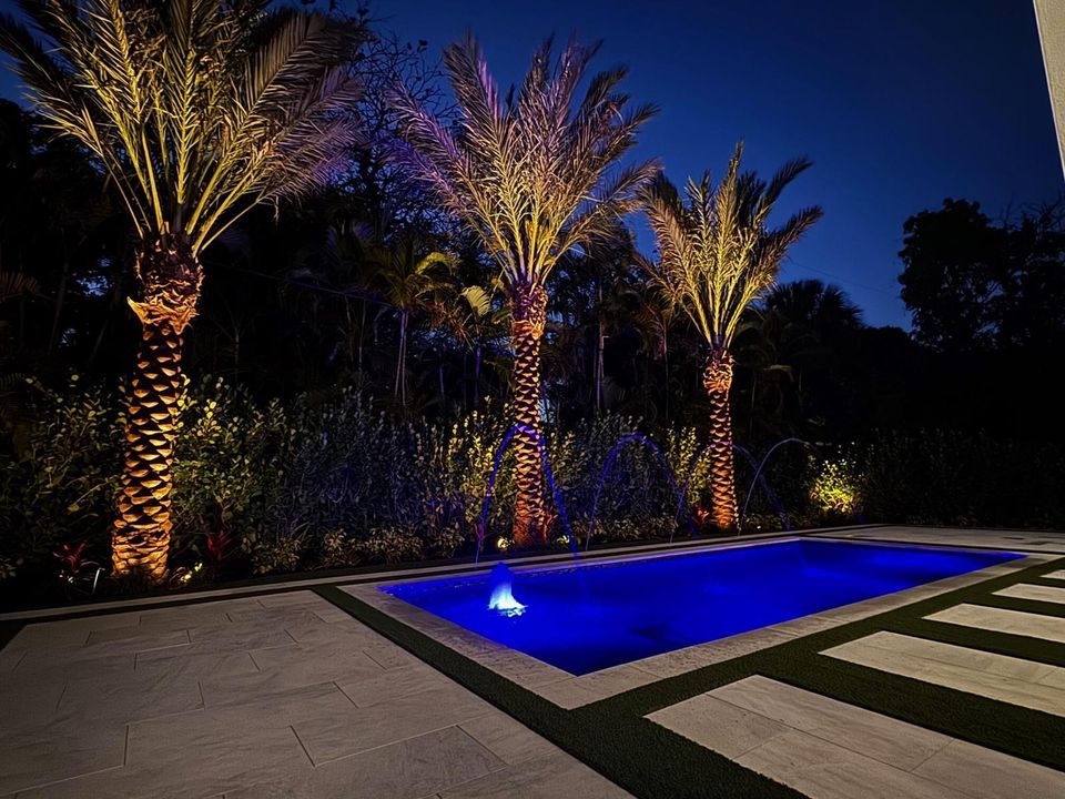 pool night