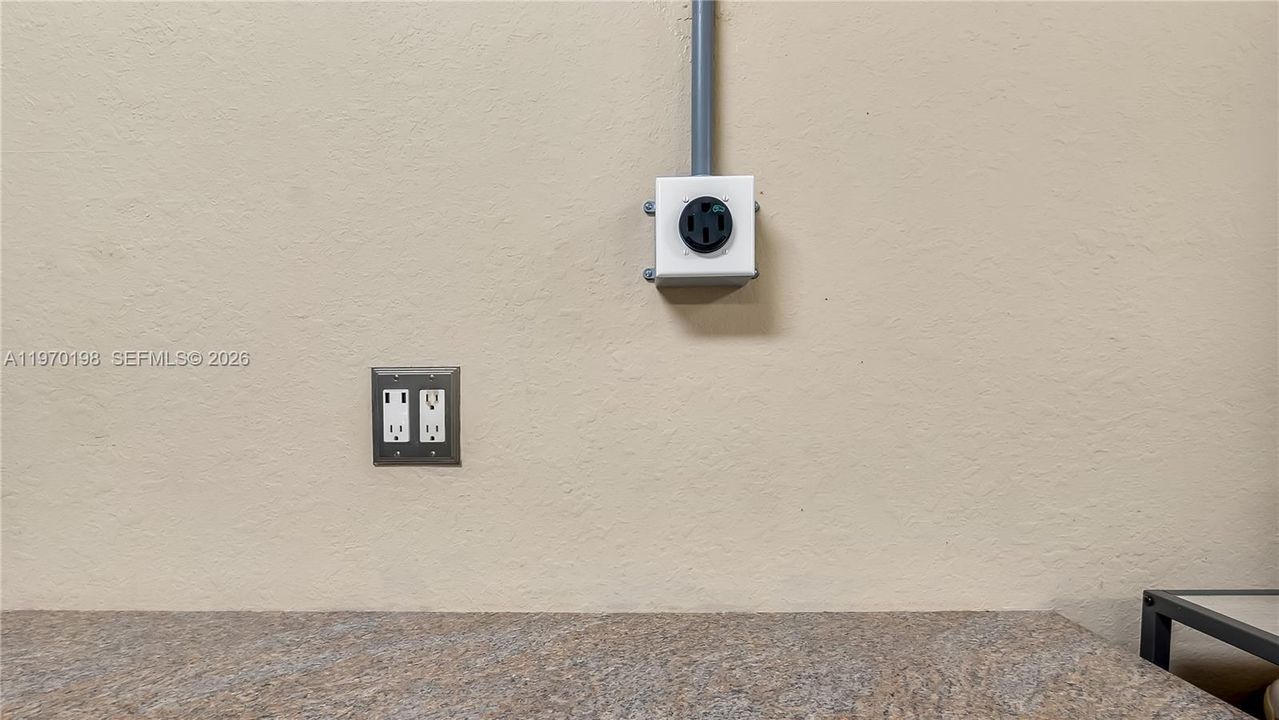 EV Charging Plug in Garage