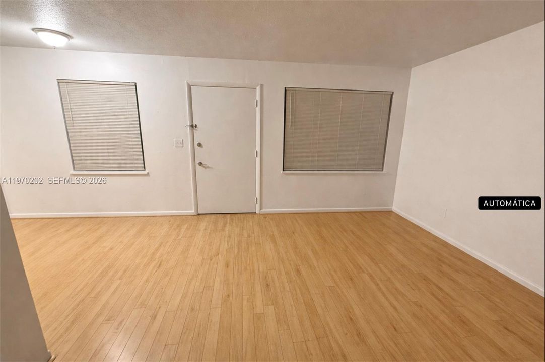 Living Room with Blinds
