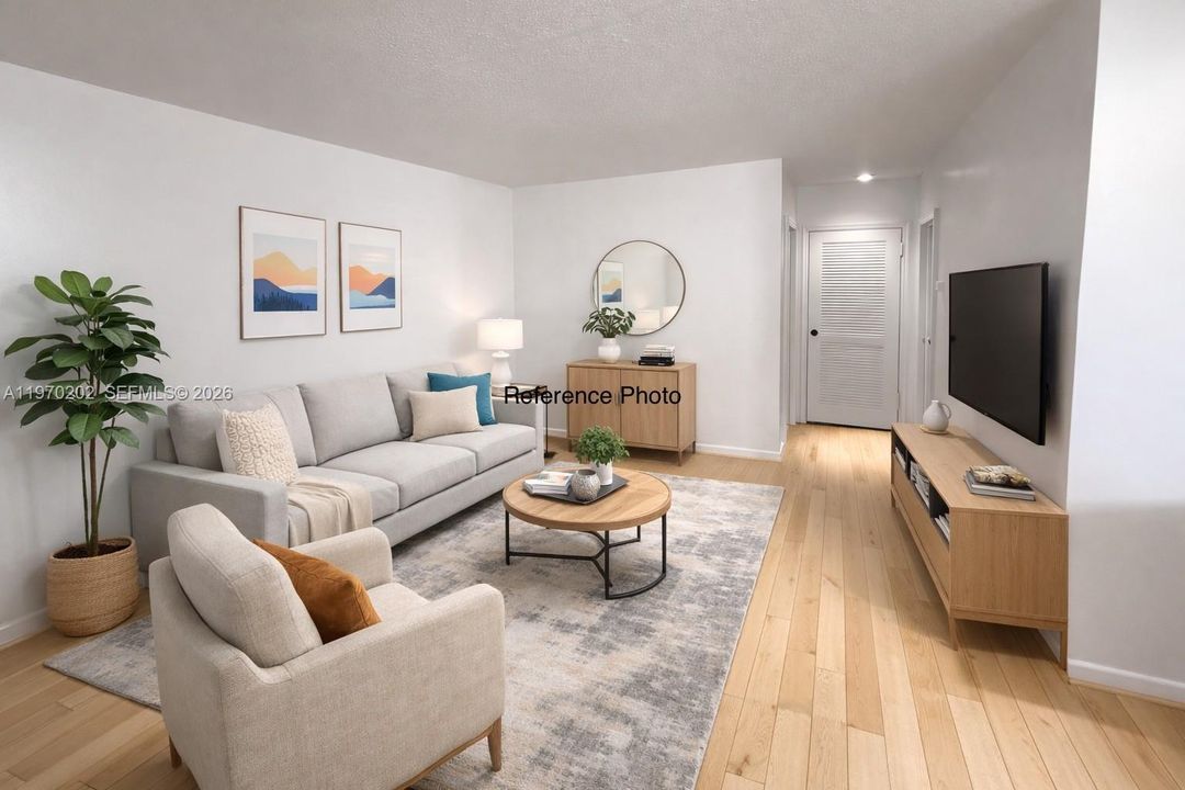 Iluminated living room