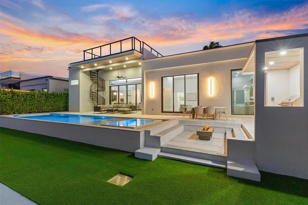 Turfed Backyard