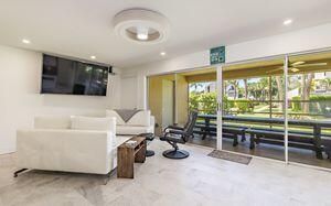 living room & patio view