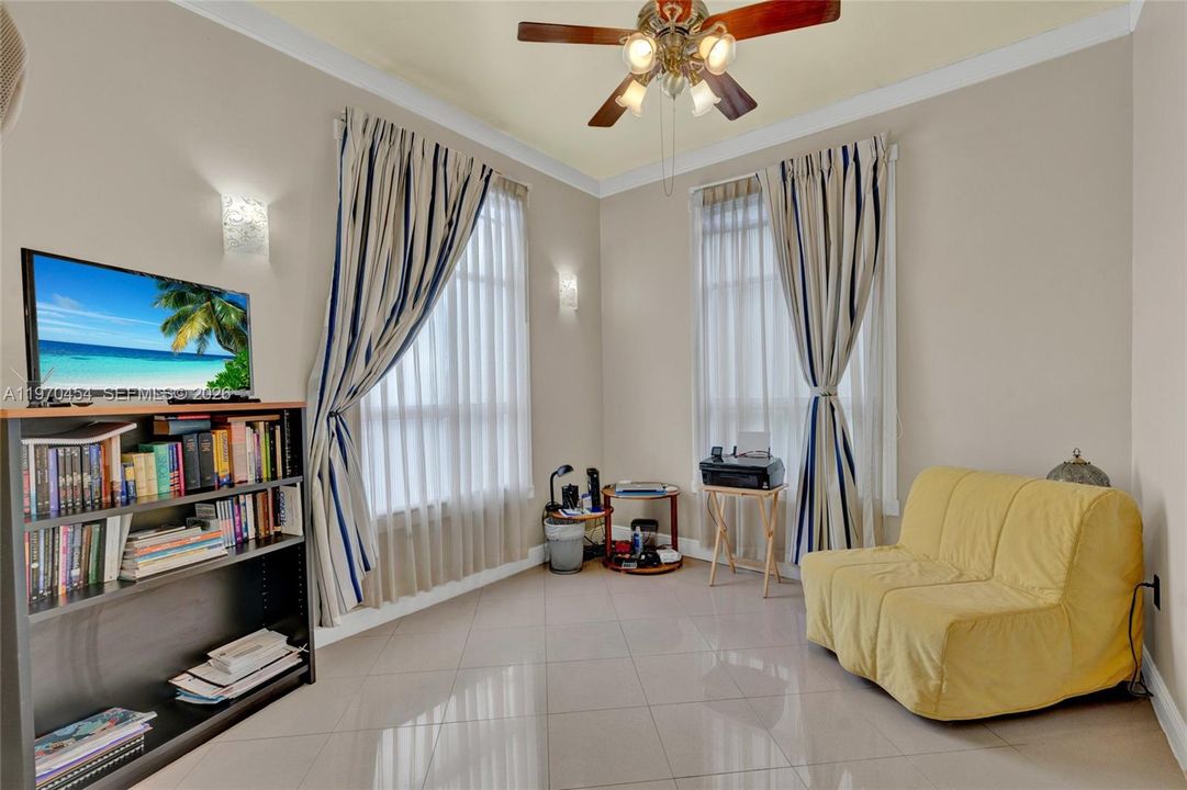 One of two master bedrooms