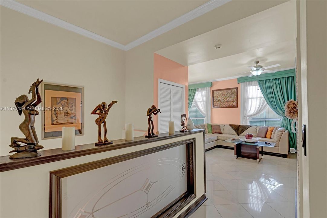 foyer entrance into living room