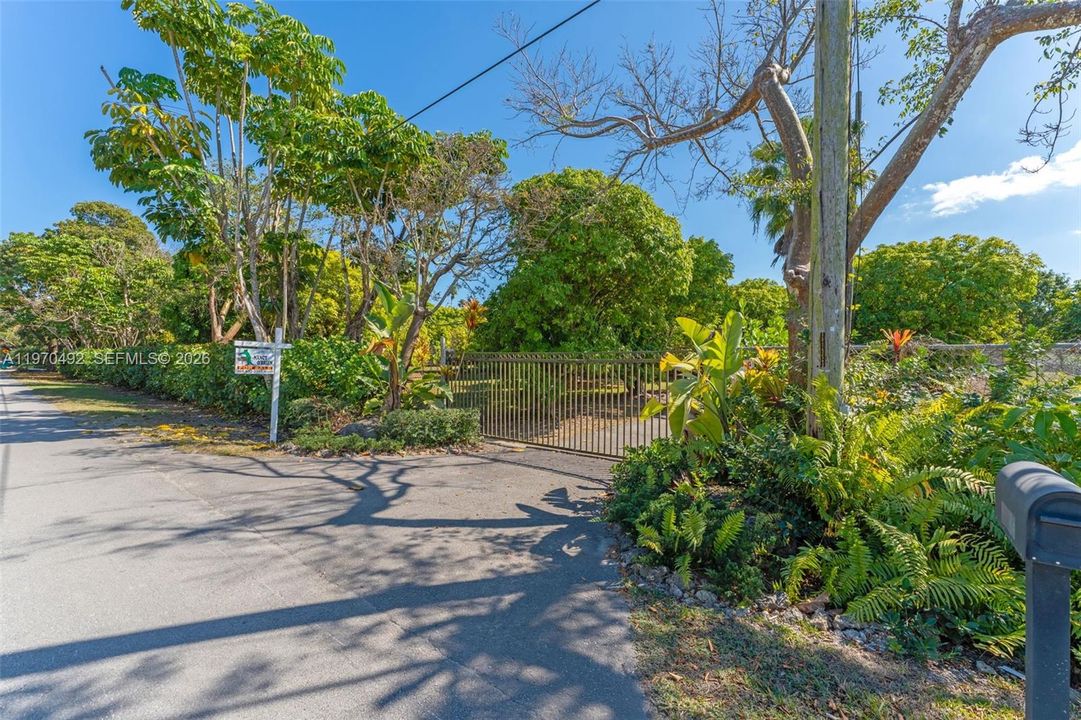 Entrance to the property THRU THE AGRI EXEMPT GROVE. GREAT PRIVACY
