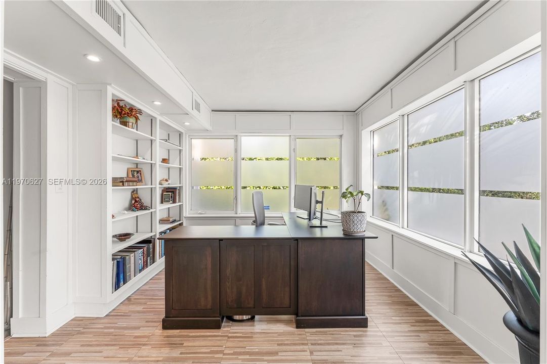 This could also be a great dining or sitting area/sunroom.