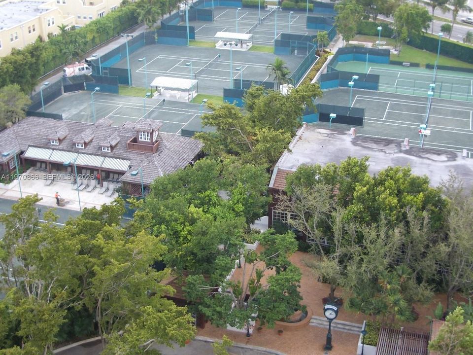 tennis courts and tennis pro-shop