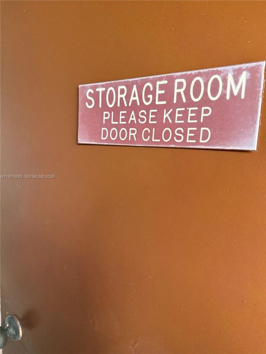 storage entrance