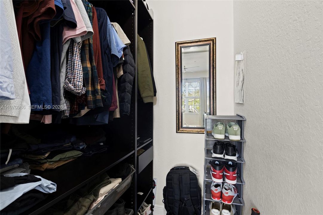master bedroom closet