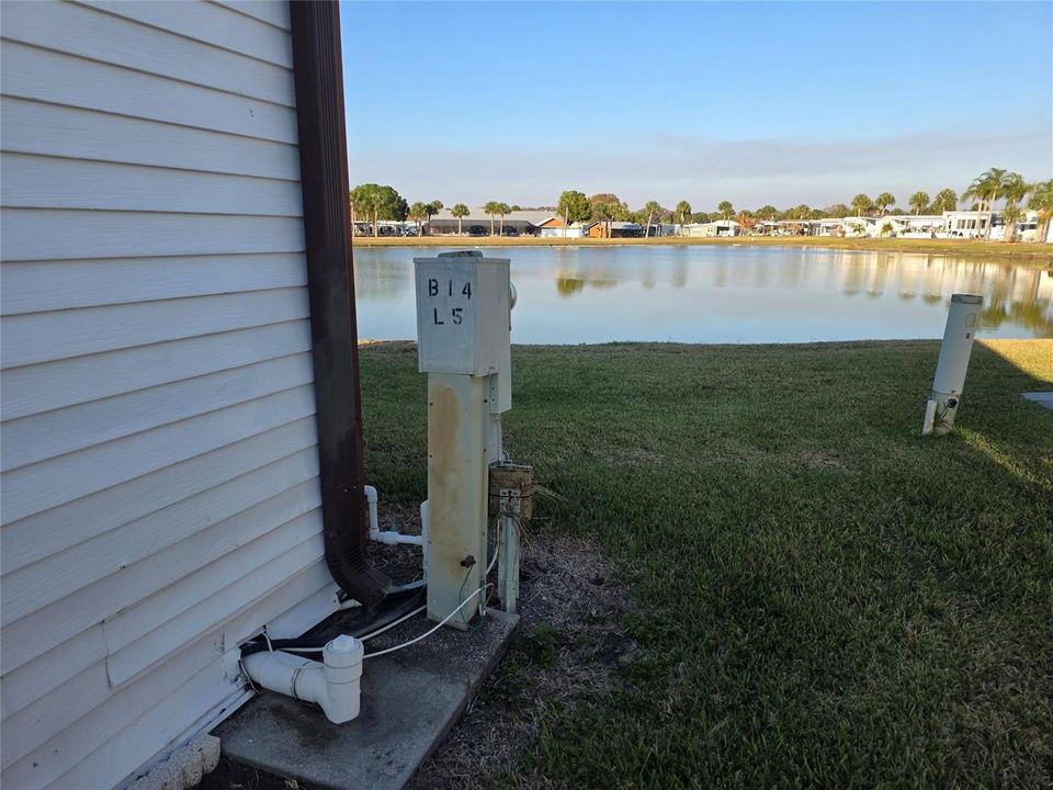 backyard lake view