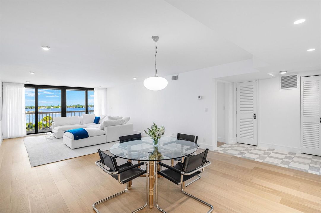 Large Living and Dining Room Area