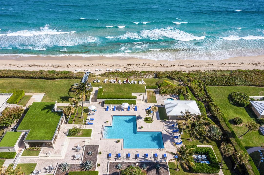 Aerial Views of Pool