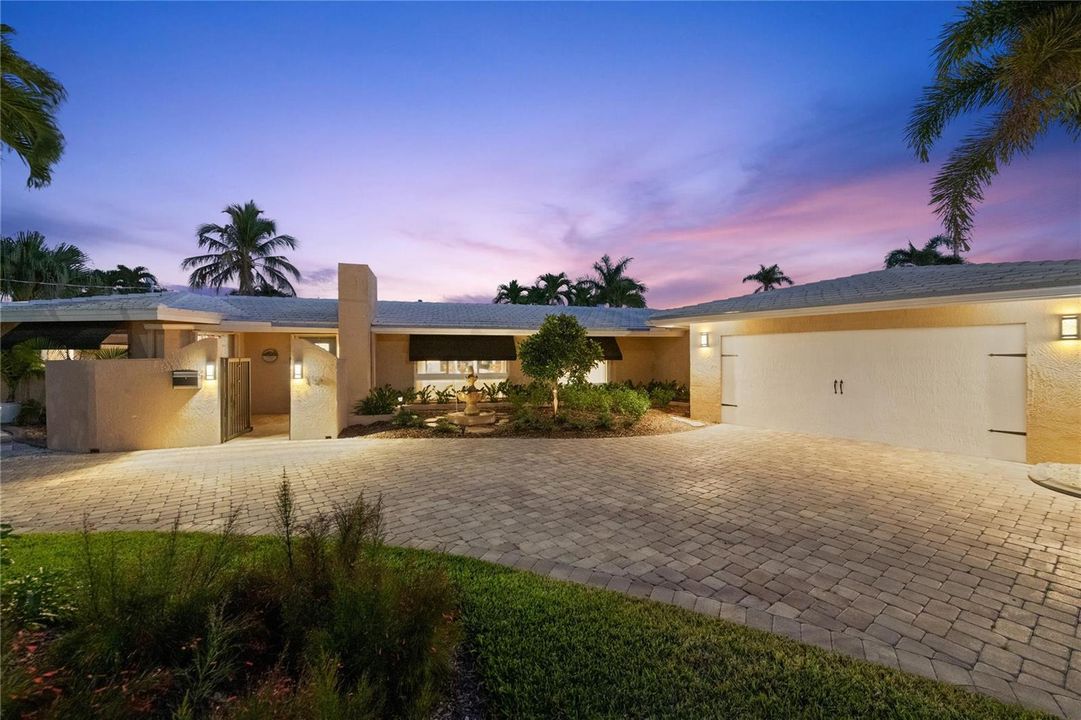 Beautiful front view of the home