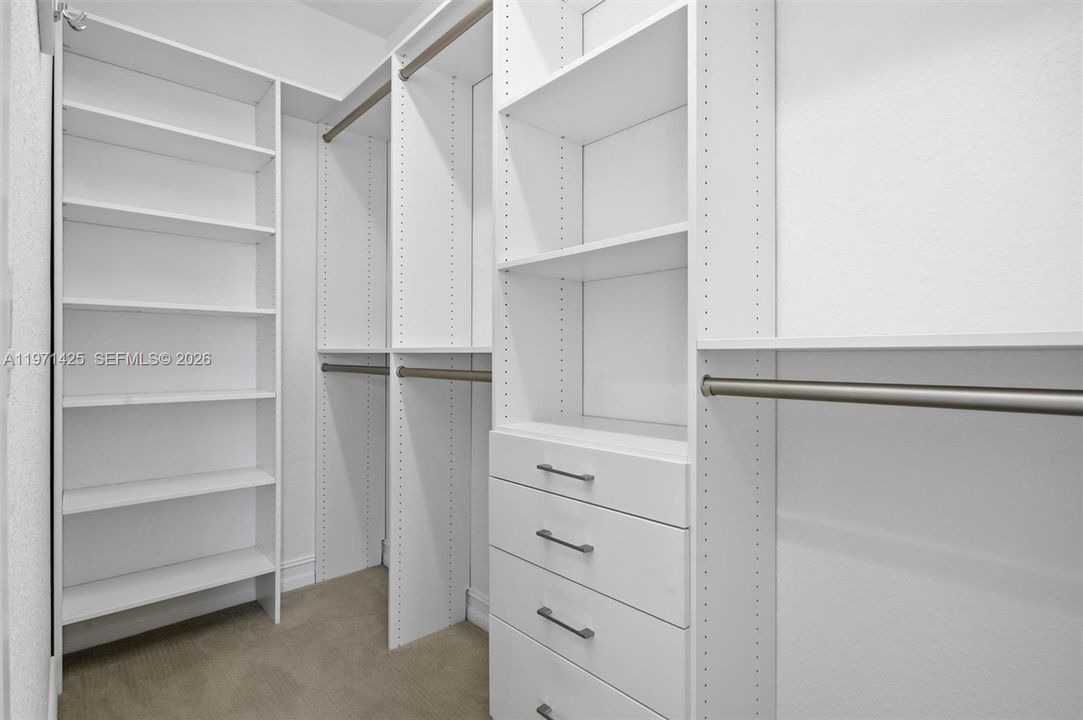Primary room Custom Closet 1