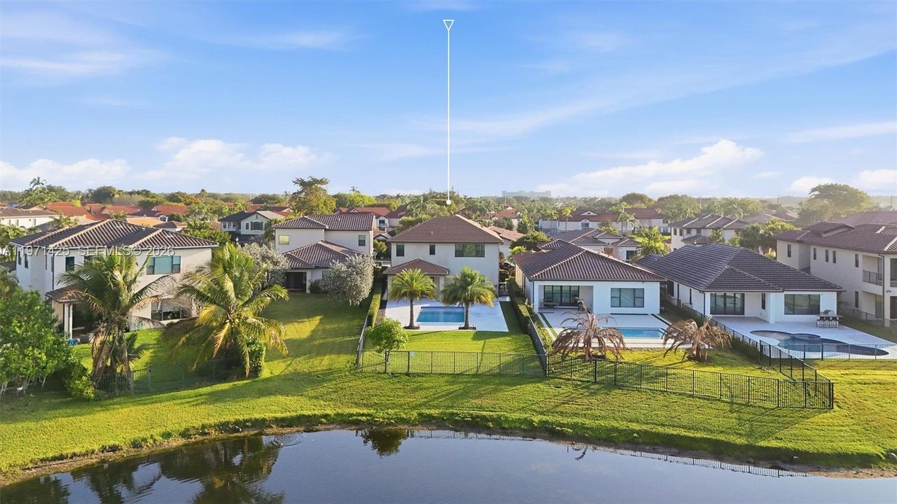 Beautiful Lake Front View with access back gate