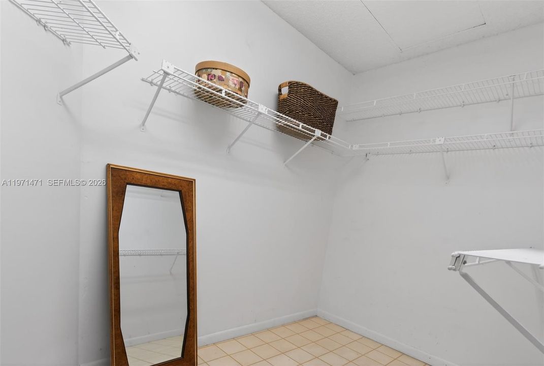 Primary Walk-In Closet